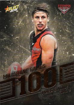 2018 Select Footy Stars - AFL Milestone Games #MG22 Mark Baguley Front